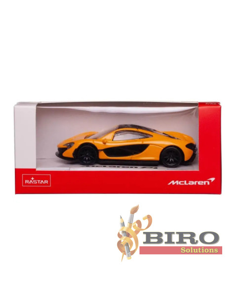 RS Masina RASTAR Die cast 1:43 scale McLaren P1б, galbena, 58376